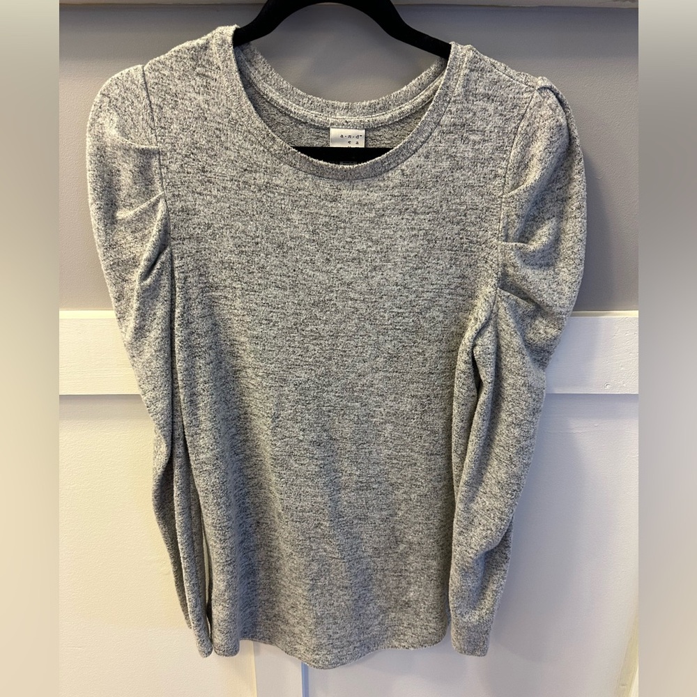 A New Day long sleeve gray tunic